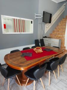 TV a/nebo společenská místnost v ubytování Corner Apartman Siófok