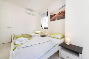 Voodi või voodid majutusasutuse Villa Essenza Vita in Vodice near Beach with private pool & pet friendly toas