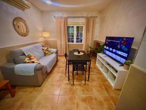 Μια τηλεόραση ή/και κέντρο ψυχαγωγίας στο APARTAMENTOs Colón PONDOS