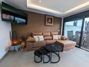 Posezení v ubytování R-40-B Luxury Pool