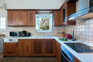 Kuchyň nebo kuchyňský kout v ubytování Apartments Alexander Paleokastritsa