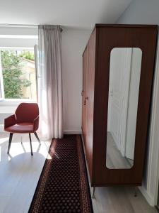 Χώρος καθιστικού στο Bleu Bonheur