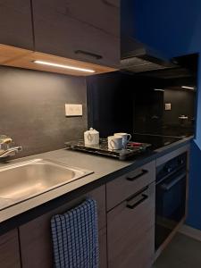 Η κουζίνα ή μικρή κουζίνα στο Bleu Bonheur +3 φωτογραφίες