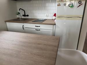 Kuchyň nebo kuchyňský kout v ubytování Alojamiento esqui montaña Cofiñal