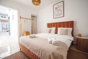 Postel nebo postele na pokoji v ubytování Villa bord de mer piscine chauffée et terrasse