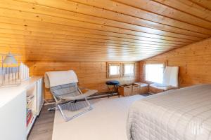 Posezení v ubytování Holiday in Lapland - HilleVilla