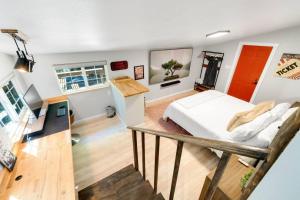 Un televizor și/sau centru de divertisment la Barnhaus