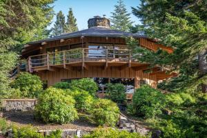 Zahrada ubytování Octagon and Guest House