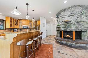 Kuchyň nebo kuchyňský kout v ubytování Octagon and Guest House