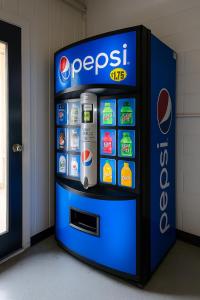 a pepsi vending machine in a room at Paragon Inn Hillsboro in Hillsboro +20 photos