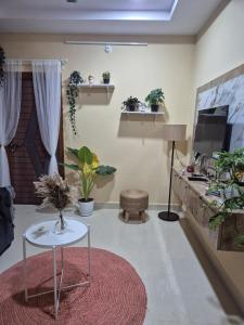 TV a/nebo společenská místnost v ubytování Boho Life - Entire flat in kondapur