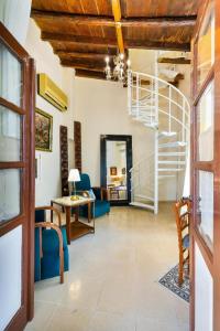 Posezení v ubytování Theodorou Stone House