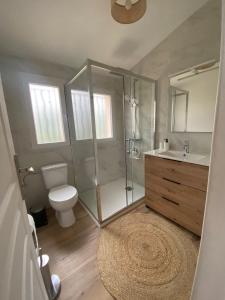 Ένα μπάνιο στο Villa Les Hortensias