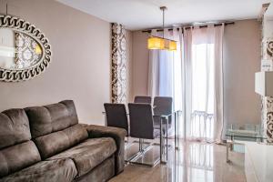 Χώρος καθιστικού στο Aparthotel Rambla108