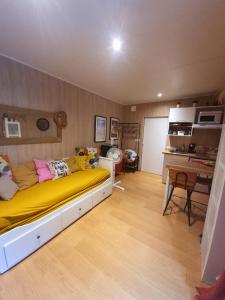 Η κουζίνα ή μικρή κουζίνα στο Charmant studio à Saint Brévin l'Océan