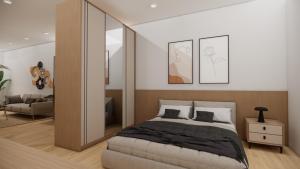 Ένα ή περισσότερα κρεβάτια σε δωμάτιο στο The Rue