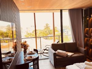 Posezení v ubytování Maceió - Pajuçara - New Time Apt 518