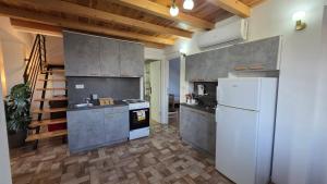 Η κουζίνα ή μικρή κουζίνα στο Duplex stan u Beogradu