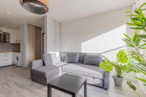 a living room with a couch and a table at Le petit Taison - Metz Hyper center in Metz +14 photos