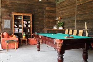 ムロンゴヴォにあるDomy pod 12-stkąのリビングルーム(ビリヤード台付)