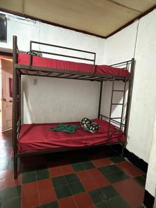 Un dormitorio con dos literas en una habitación. en Paseo Antigua, en Antigua Guatemala 7 fotos más