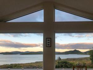 a view of the water from a house at Taigh Na Beadan in Valtos
