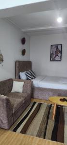 Et opholdsområde på Tajnilla stays