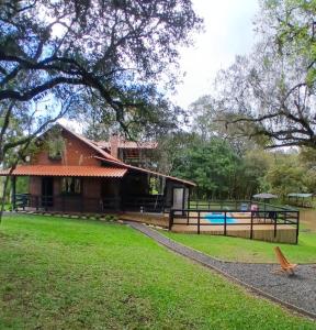 Zahrada ubytování Pousada Caminho do Lago