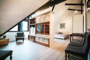 Χώρος καθιστικού στο Südhöhe-Domizil