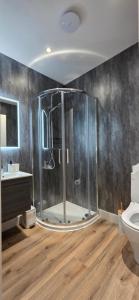 Koupelna v ubytování Turtle Cove