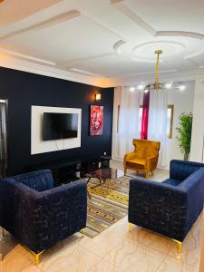 Μια τηλεόραση ή/και κέντρο ψυχαγωγίας στο résidence o-calme