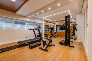 Fitnesscentret og/eller fitnessfaciliteterne på Lindíssimo Apto na Praia de Bombas