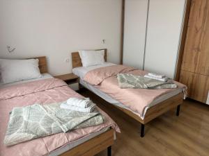 Postel nebo postele na pokoji v ubytování TESLA 132 Apartment 9 + 8 fotografií