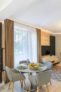 Et tv og/eller underholdning på Poiana View Apartment