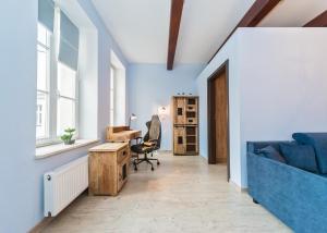 Χώρος καθιστικού στο Bielsko Apartments