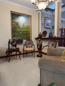 Posezení v ubytování House Loft Loja