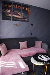 Χώρος καθιστικού στο Apartman Palermo