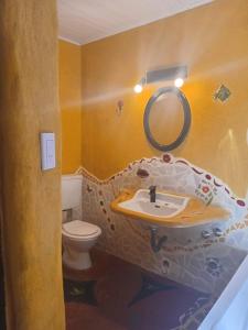 Koupelna v ubytování La Casa De La Gruta