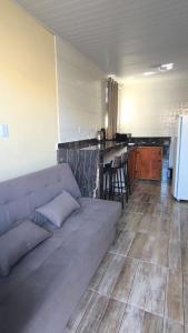 Χώρος καθιστικού στο Casa tranquila no Santinho