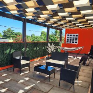 Posezení v ubytování bienvenidos a viko's house