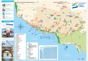 a map of the united states with cities and attractions at Charmante Maison Bord de Mer avec Piscine et Tennis 5-P in Saint-Vincent-sur-Jard