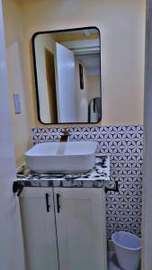 Koupelna v ubytování Down Town