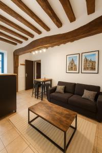 Et opholdsområde på charmant appartement 4 pers hyper centre, au calme