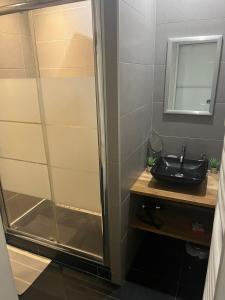 Et badeværelse på L'escale, proche Bordeaux, parking gratuit + 7 billeder