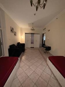 Postel nebo postele na pokoji v ubytování Arabian downtown view