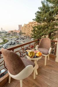 Χώρος καθιστικού στο Lotus Al-Tahrir hotel