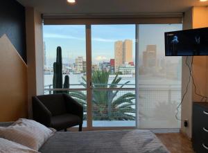 Et tv og/eller underholdning på Goldsmith Confort Suites Polanco