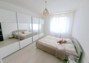 Postel nebo postele na pokoji v ubytování Apartments Alena - Karlovy Vary