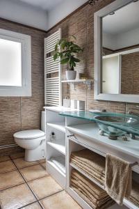 Koupelna v ubytování Cal Sopas