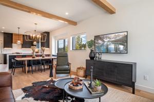 Kuchyň nebo kuchyňský kout v ubytování Lumen Haus